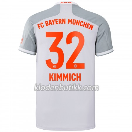 FC Bayern München Joshua Kimmich 32 Borte Fotballdrakt 2020-2021 Kortermet